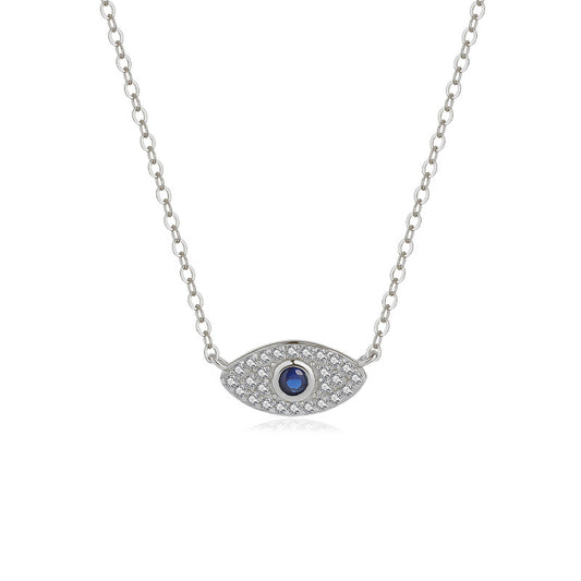 Solid S925 Silver Magical Eye Necklace