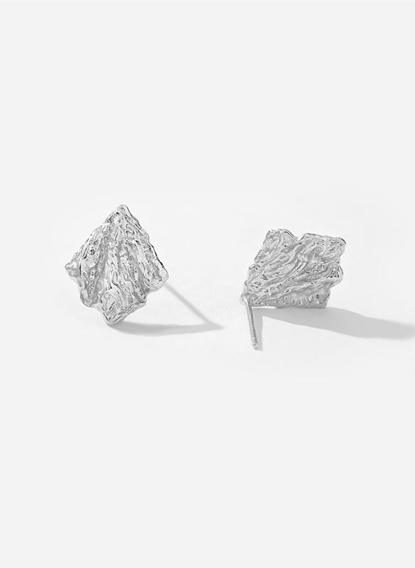 Solid S925 Silver Melting leaves