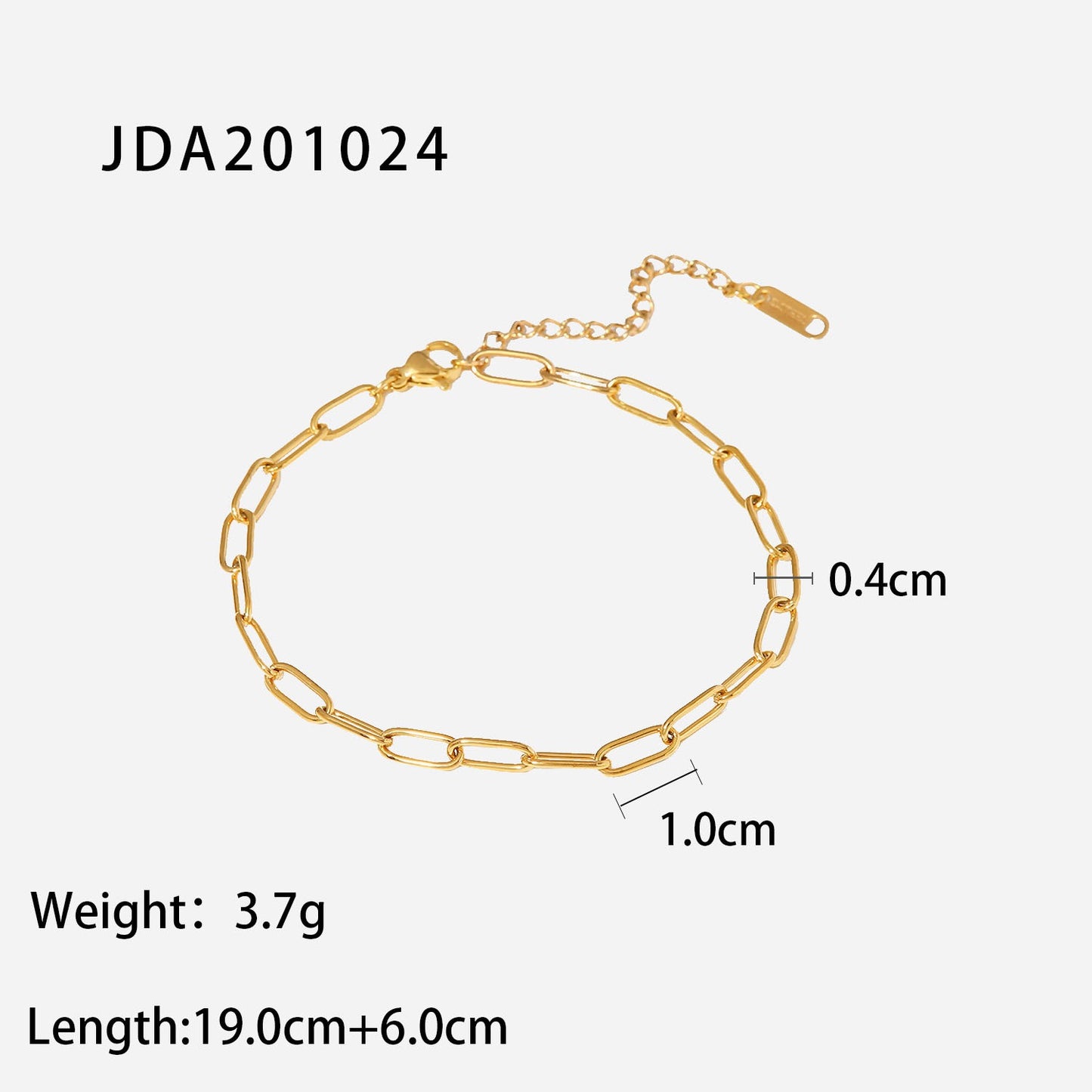 Stainless Steel Link Anklet