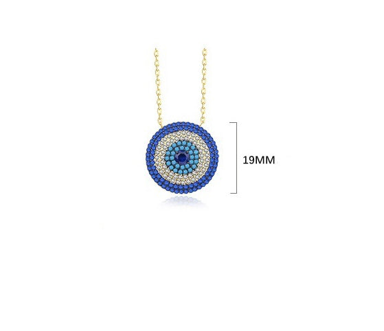 Solid S925 Silver Eye of the Creator Necklace