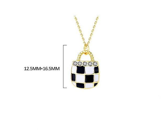 Solid S925 Silver Treasure Chess Necklace