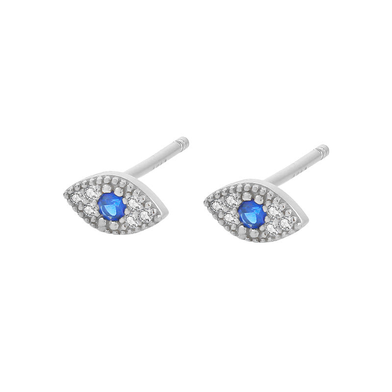 Solid S925 Silver Magical Eye Earrings