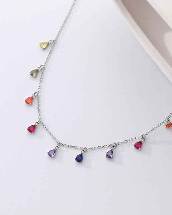 Solid S925 Silver Candice Necklace