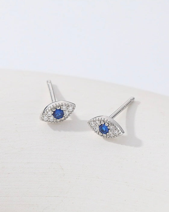 Solid S925 Silver Magical Eye Earrings