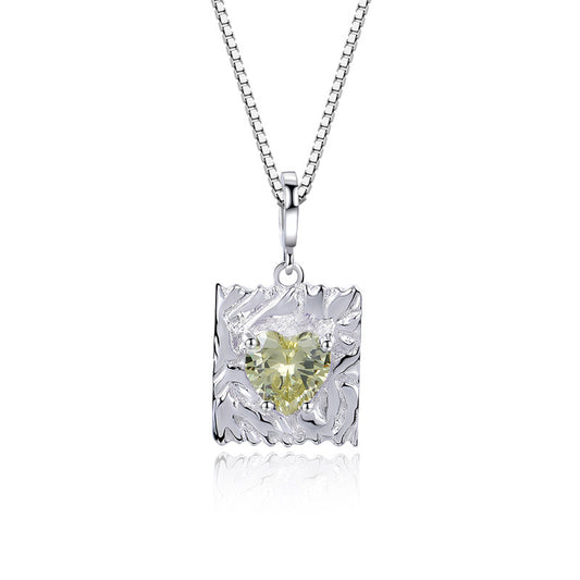 Solid S925 Silver IVY Necklace