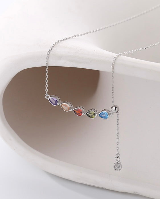 Solid S925 Silver Eden Necklace