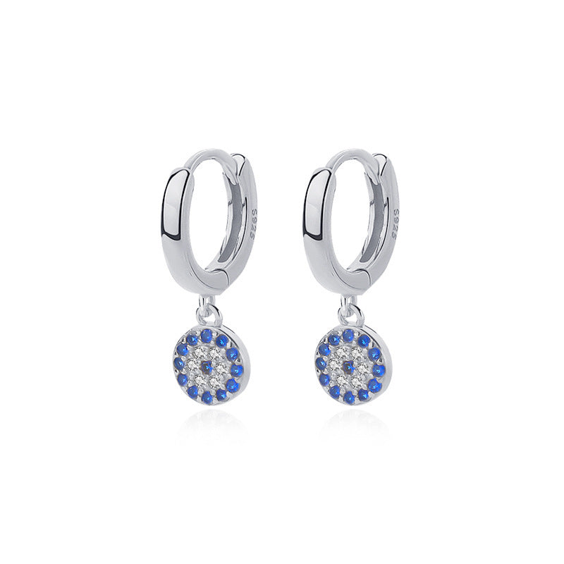 Solid S925 Silver The Wheel of Fortune Earrings