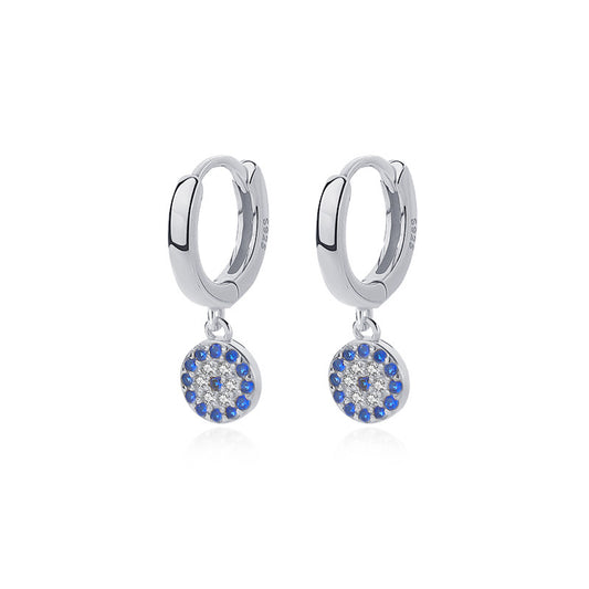 Solid S925 Silver The Wheel of Fortune Earrings