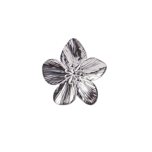 Stainless Steel Flower Ring