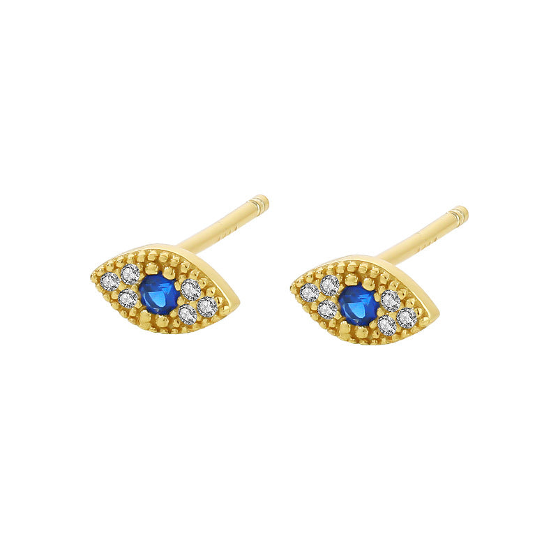 Solid S925 Silver Magical Eye Earrings