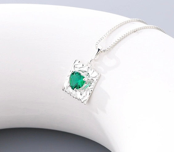 Solid S925 Silver IVY Necklace