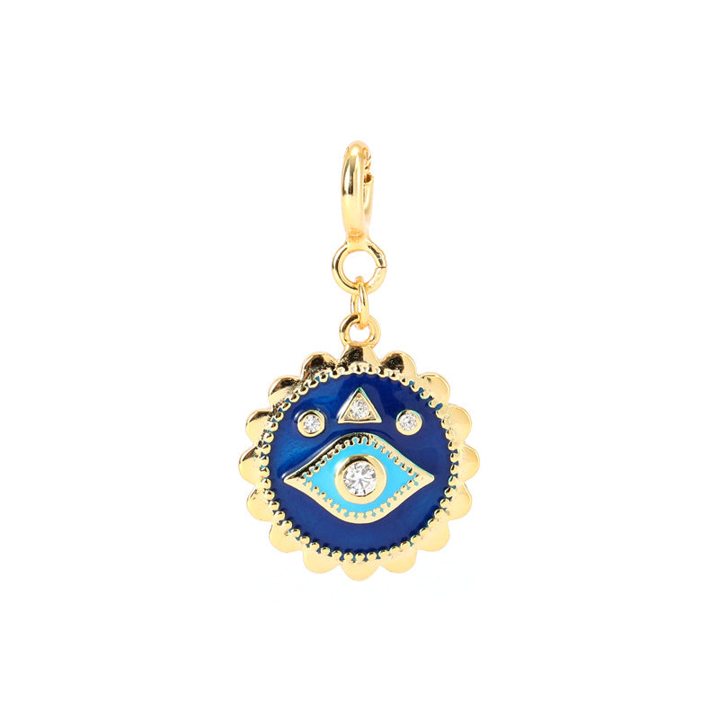 Solid S925 Silver The Eye of the Moon Necklace