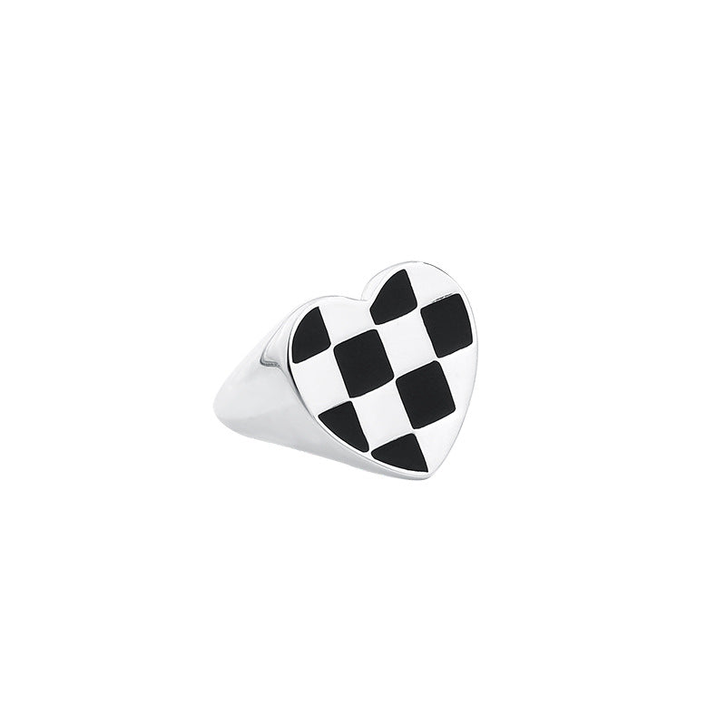 Solid S925 Silver Fingerboard Ring