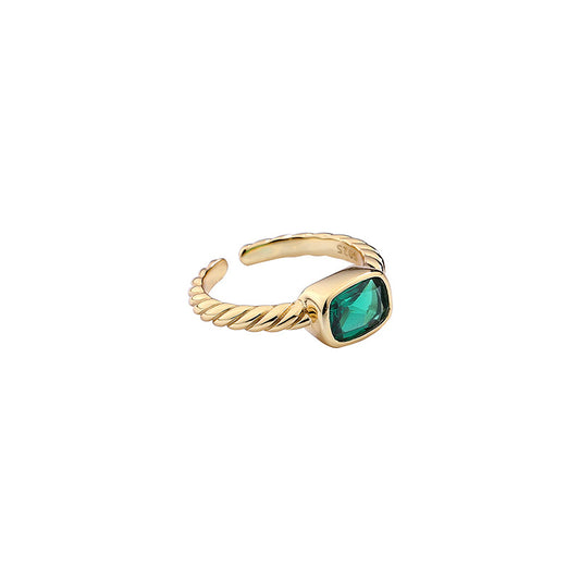 Solid S925 Silver Hazel Ring