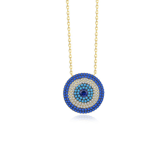 Solid S925 Silver Eye of the Creator Necklace