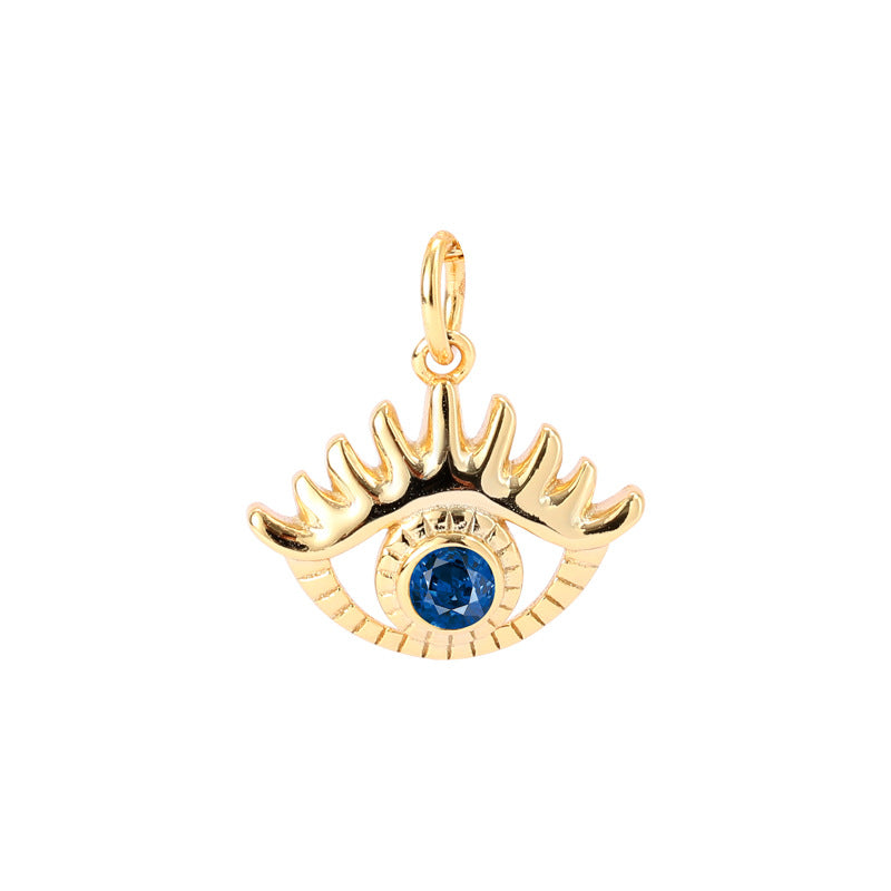 Solid S925 Silver The Devil's Eye Necklace