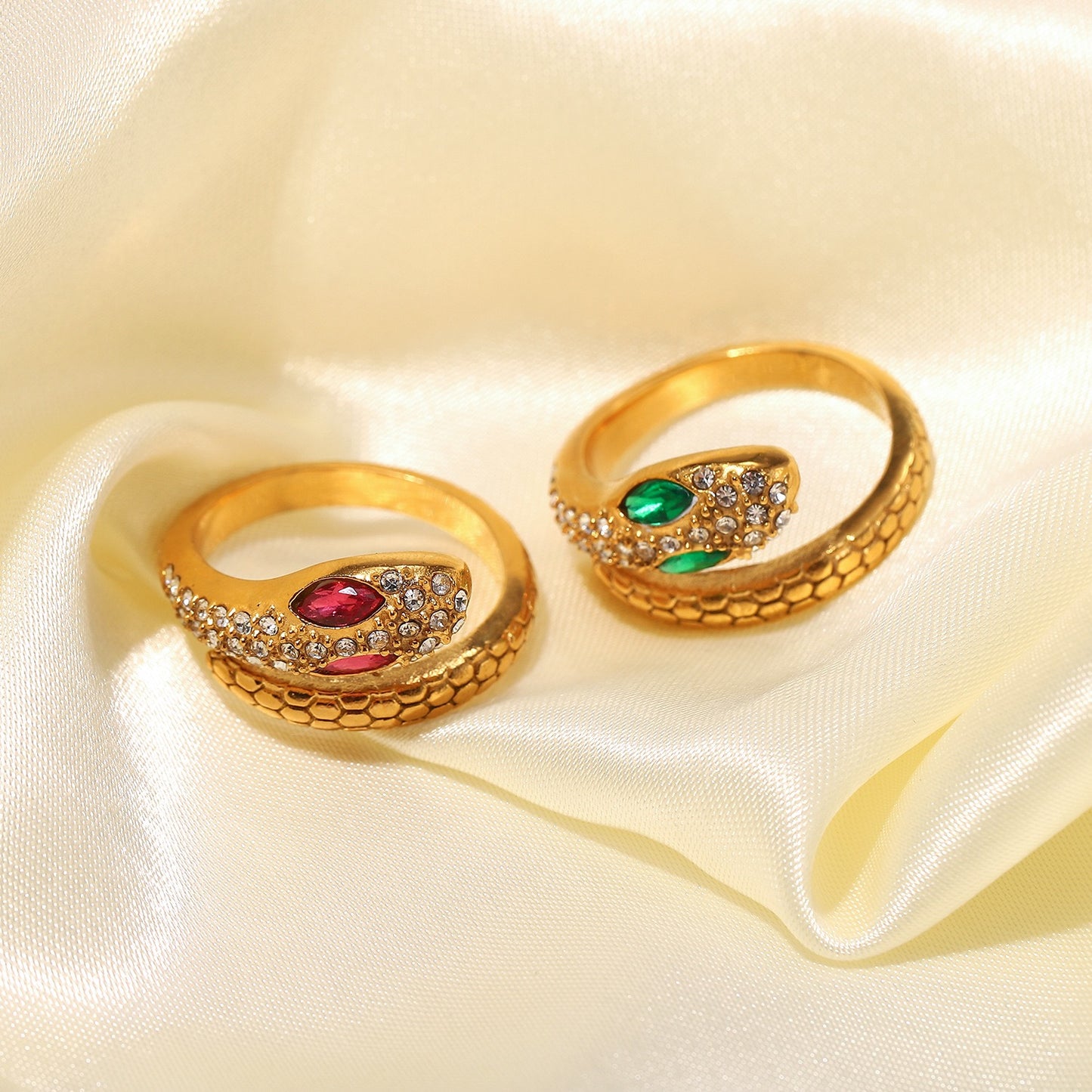 Colorful Python Rings