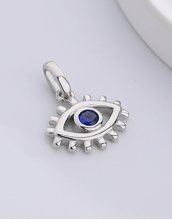 Solid S925 Silver The Eye of Power Necklace